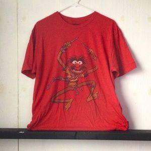 Animal muppet graphic T-shirt